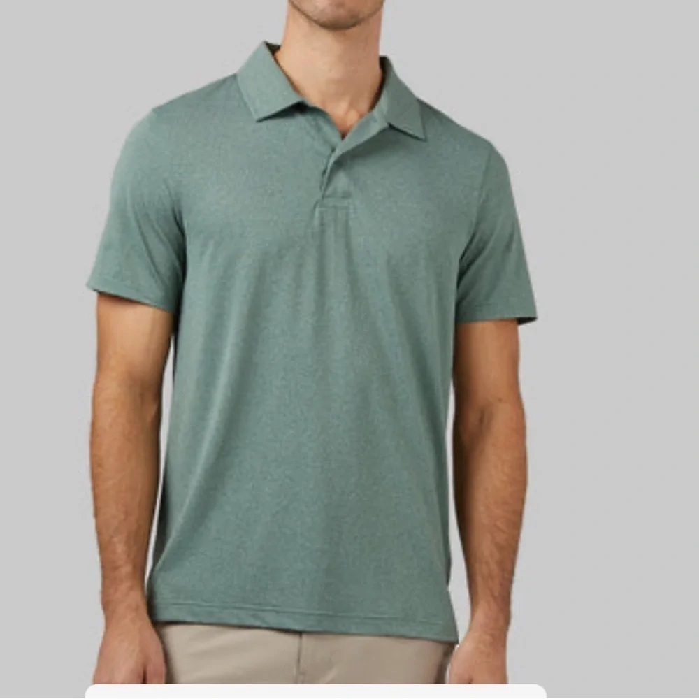 32 degrees dark forest heather MEN'S COOL CLASSIC POLO